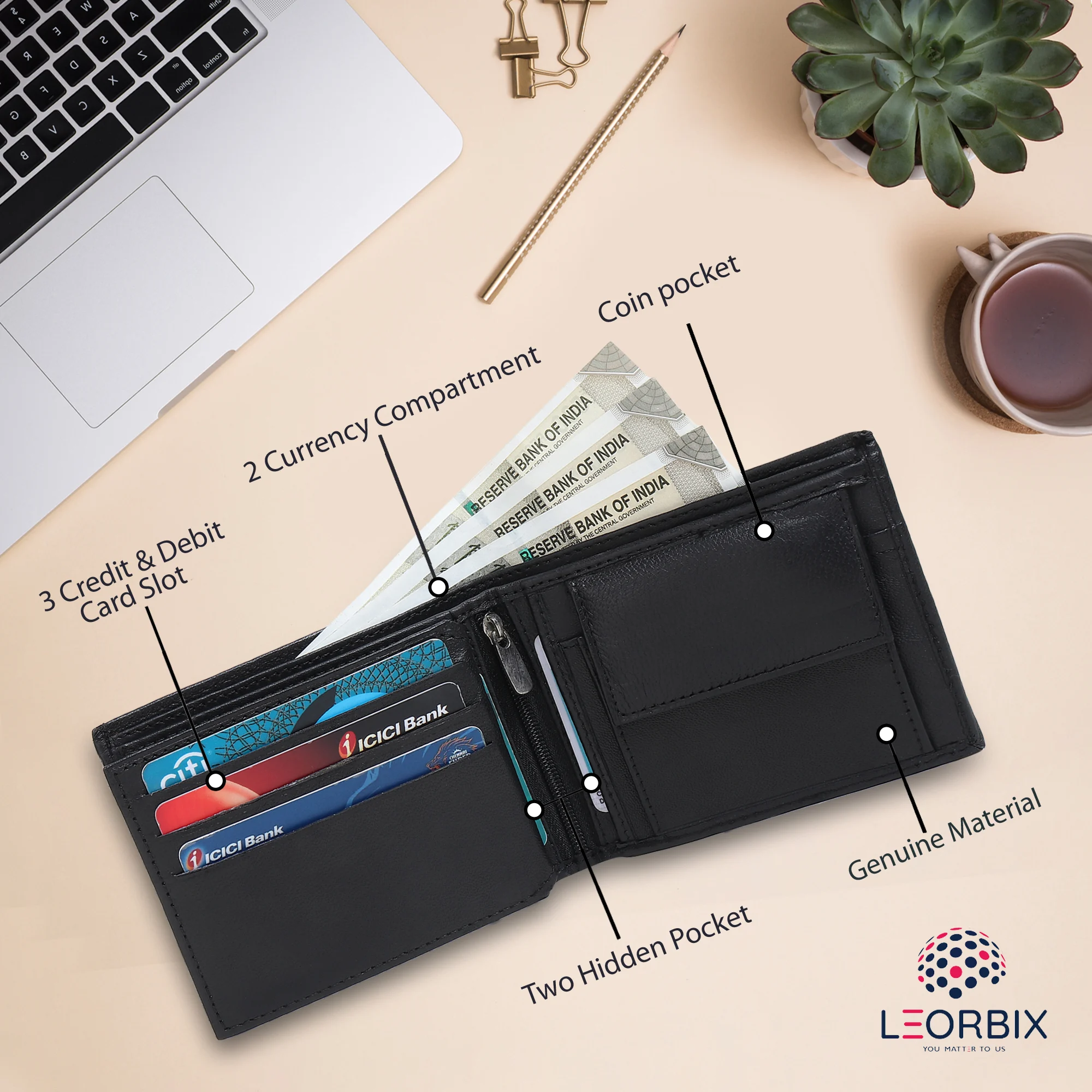 Men's Wallet - Black